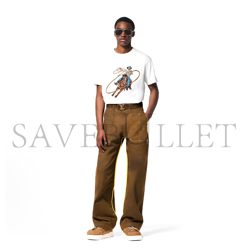 l0vis Vvtt0n graphic embroidered cotton t-shirt 1afxnm